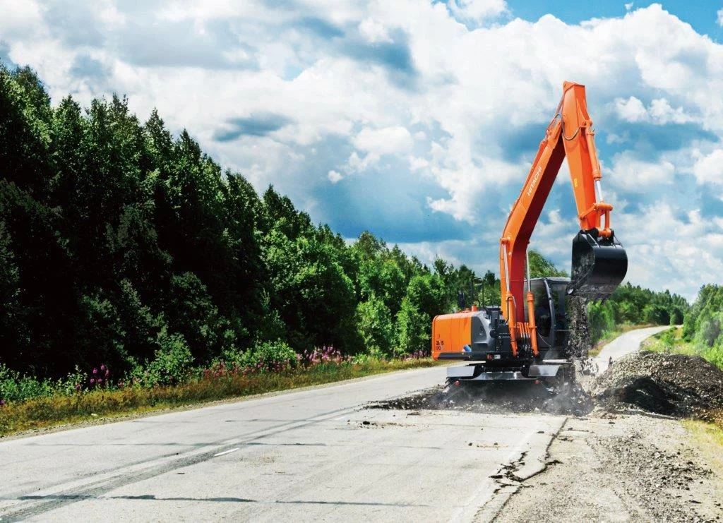 New arrival WHEELED EXCAVATORS