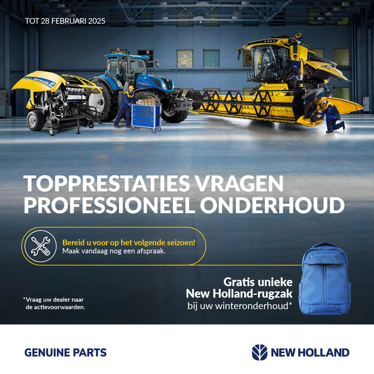 Winteronderhoud New Holland 2024 - 2025