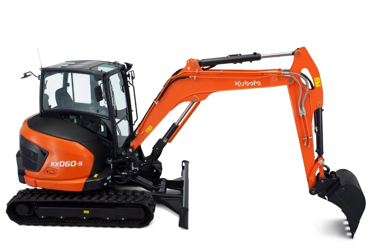 Kubota introduceert 3 nieuwe graafmachines in het 5 ton gamma