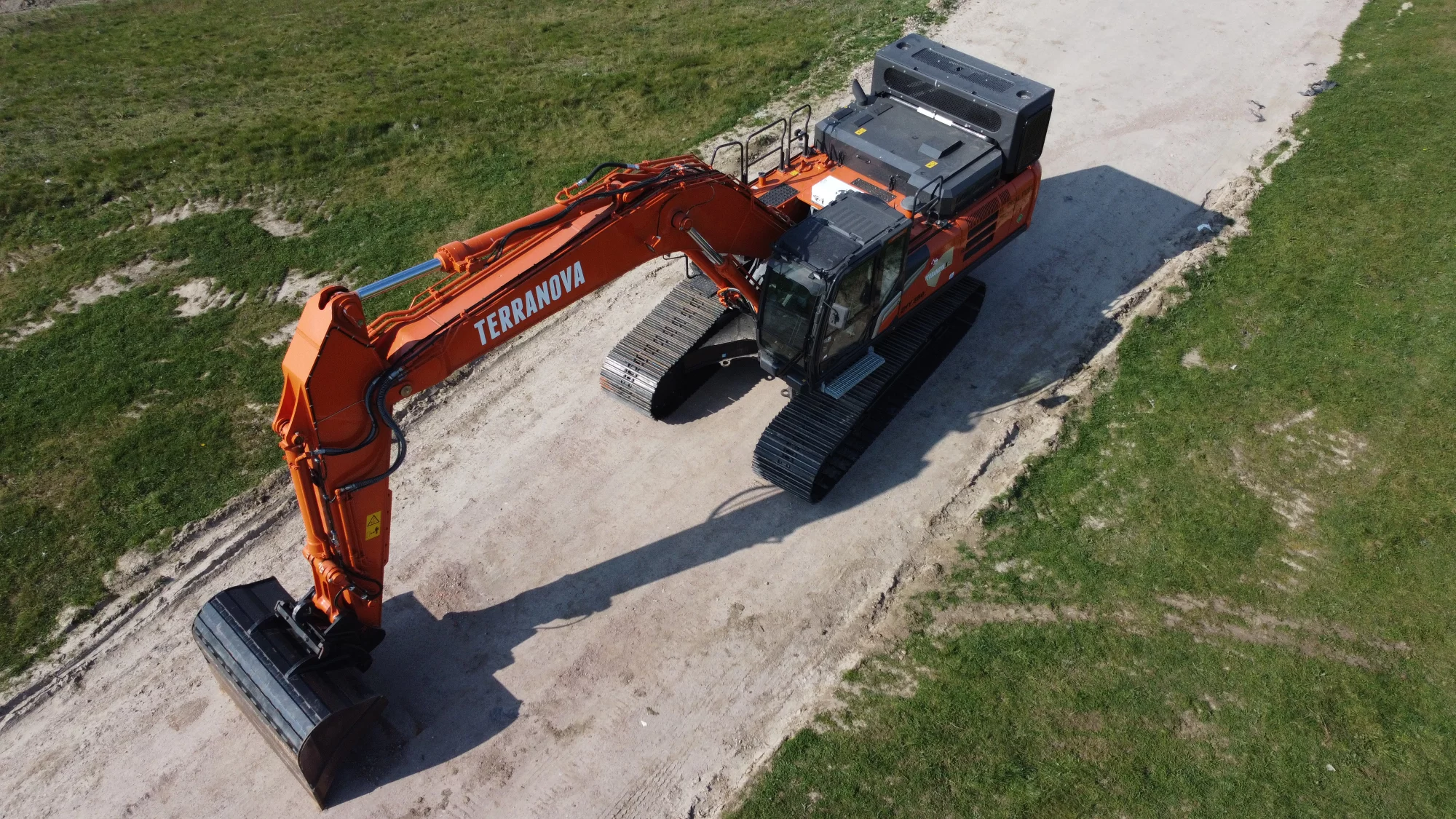 Waterstofgraafmachine in testfase Terranova