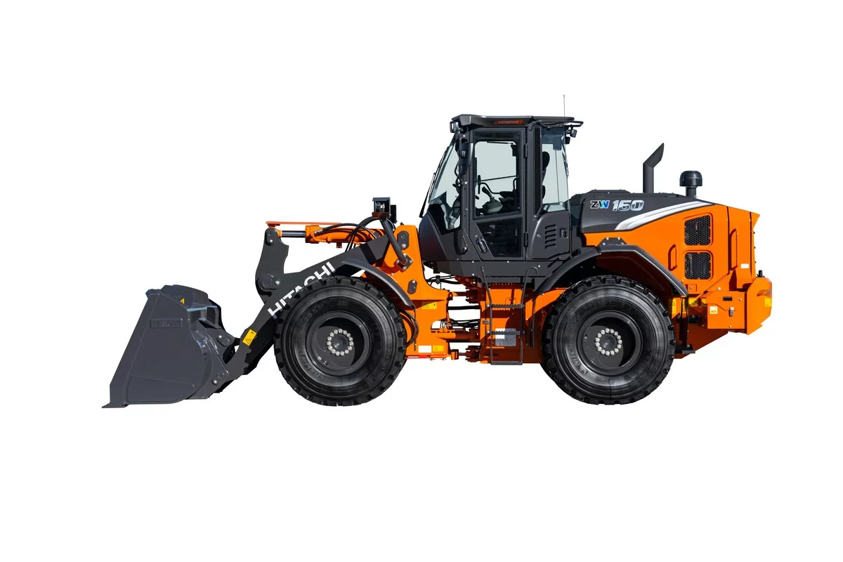Nieuwe Hitachi wiellader ZW160-7