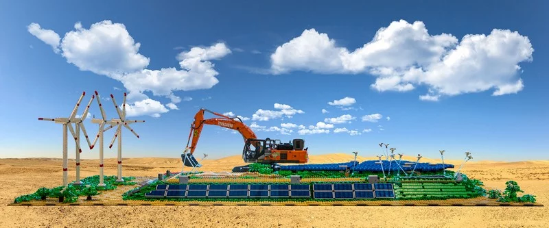 Lego® schaalmodel Hitachi ZHY350-7