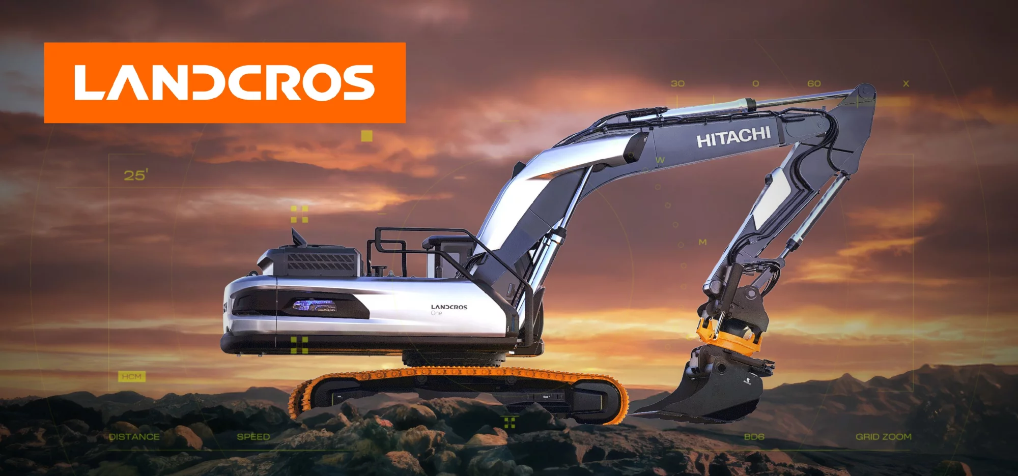 Hitachi Construction Machinery verandert zijn naam in LANDCROS
