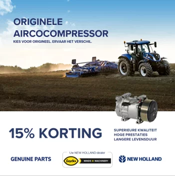 15% korting op New Holland airco en aircofilters