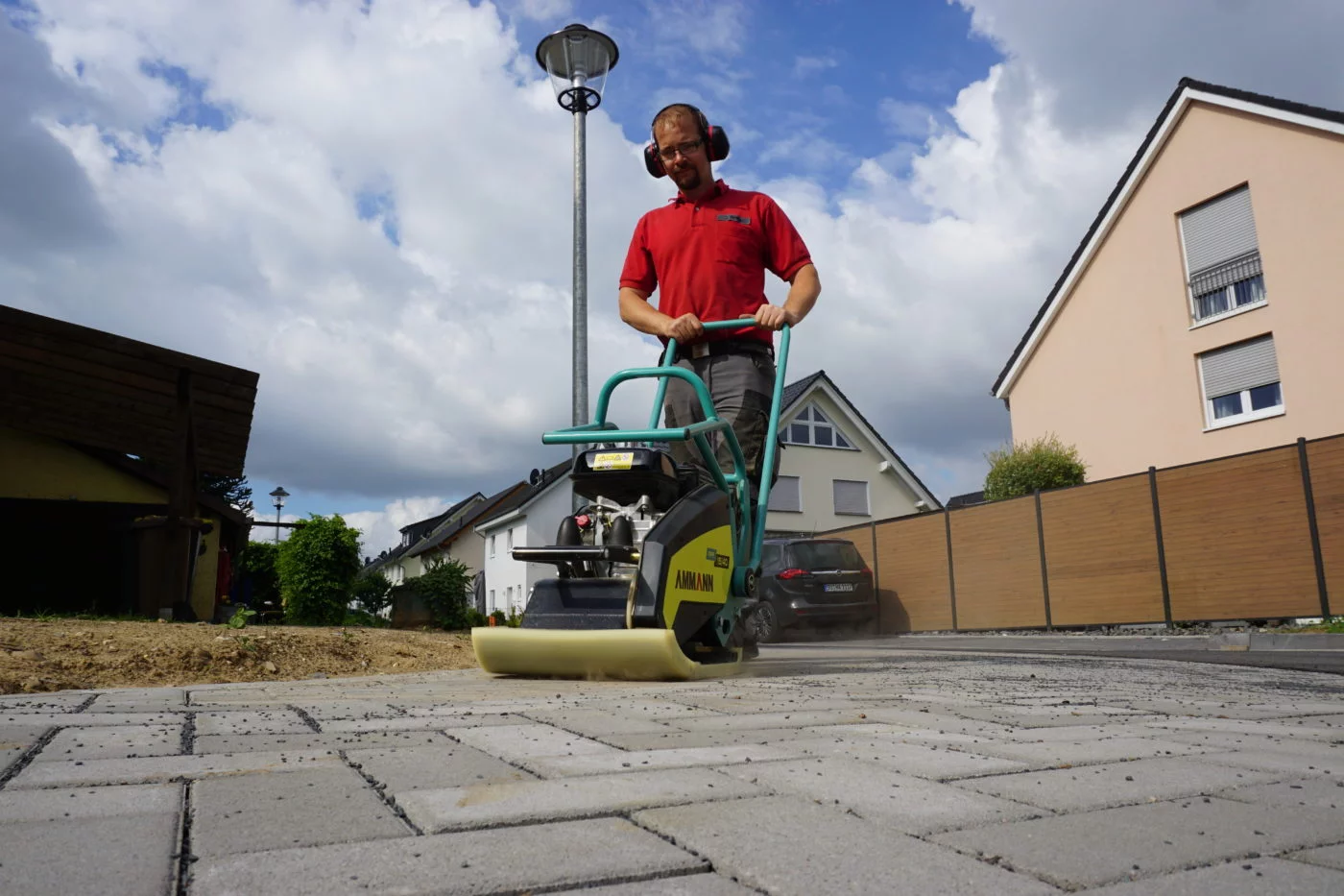 Nieuw: Ammann voorwaarts lopende trilplaten