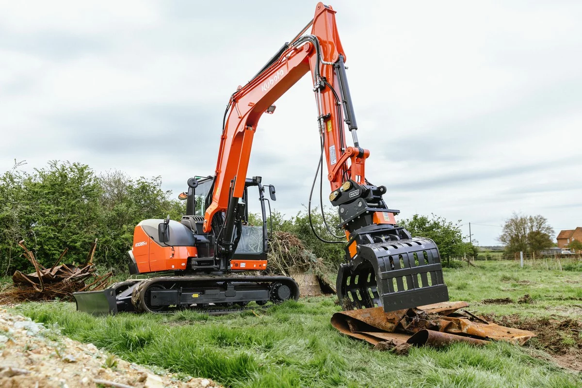 Kubota lanceert nieuwe generatie minigraafmachine van 8 ton