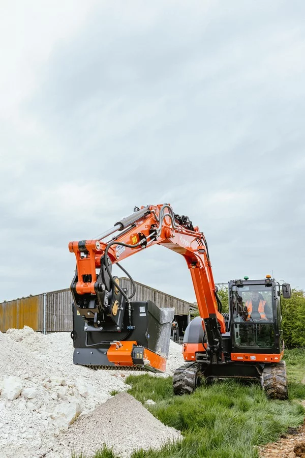 Kubota lanceert nieuwe generatie minigraafmachine van 8 ton
