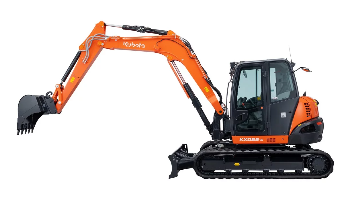 Kubota lanceert nieuwe generatie minigraafmachine van 8 ton