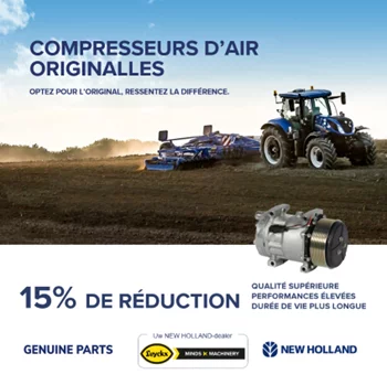 15% korting op New Holland airco en aircofilters