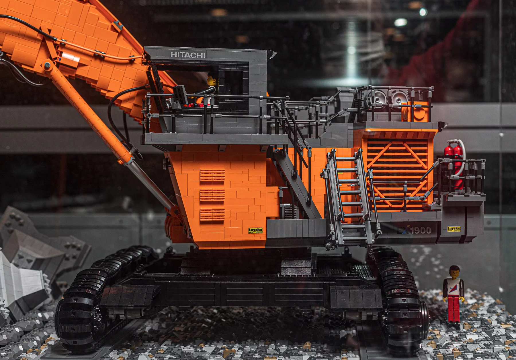 Lego® schaalmodel EX1900 SL 40 meter en EX1200-7 met 2-piece boom