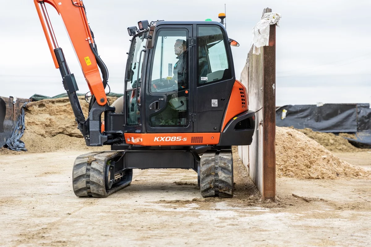 Kubota lanceert nieuwe generatie minigraafmachine van 8 ton