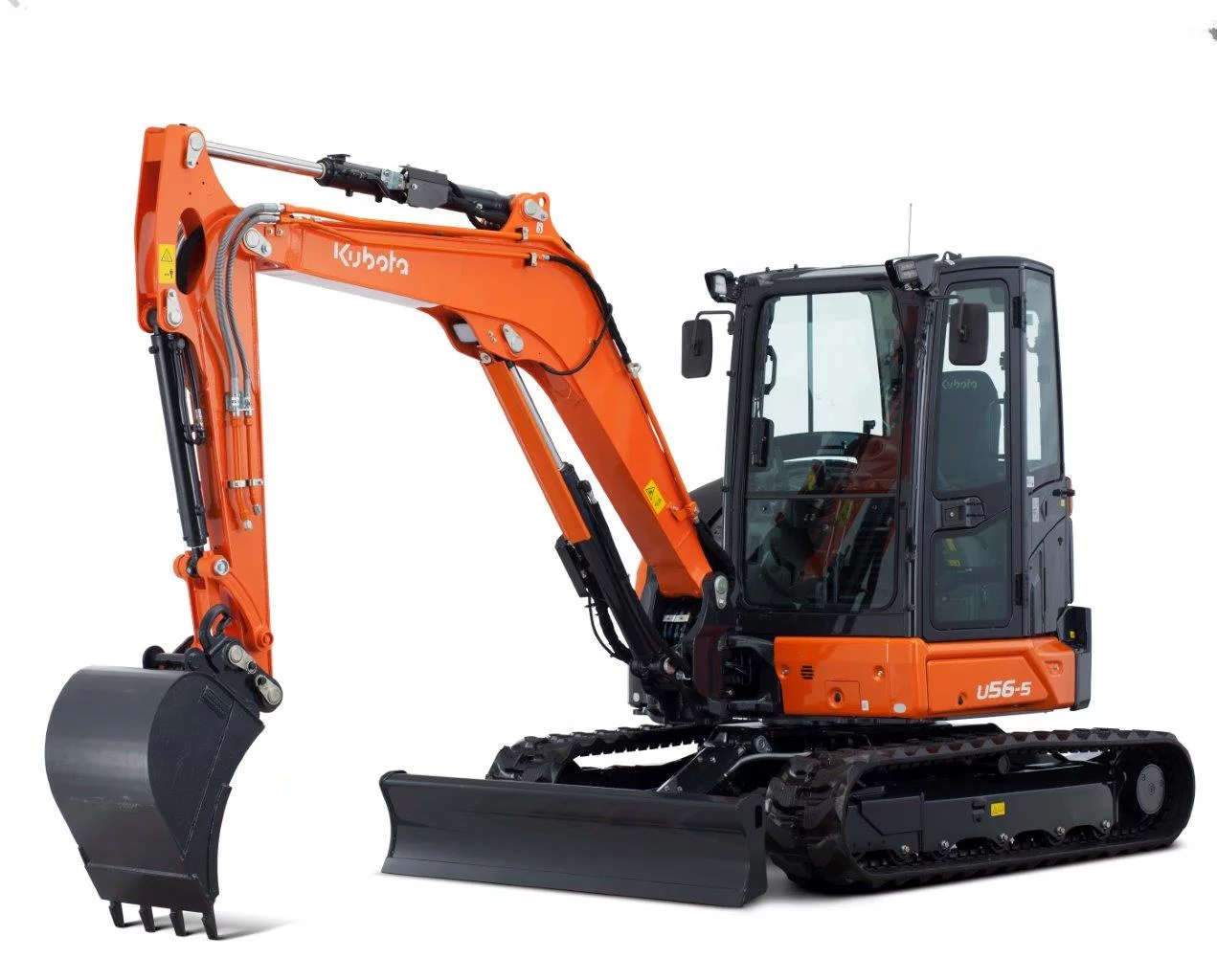 Kubota introduceert 3 nieuwe graafmachines in het 5 ton gamma