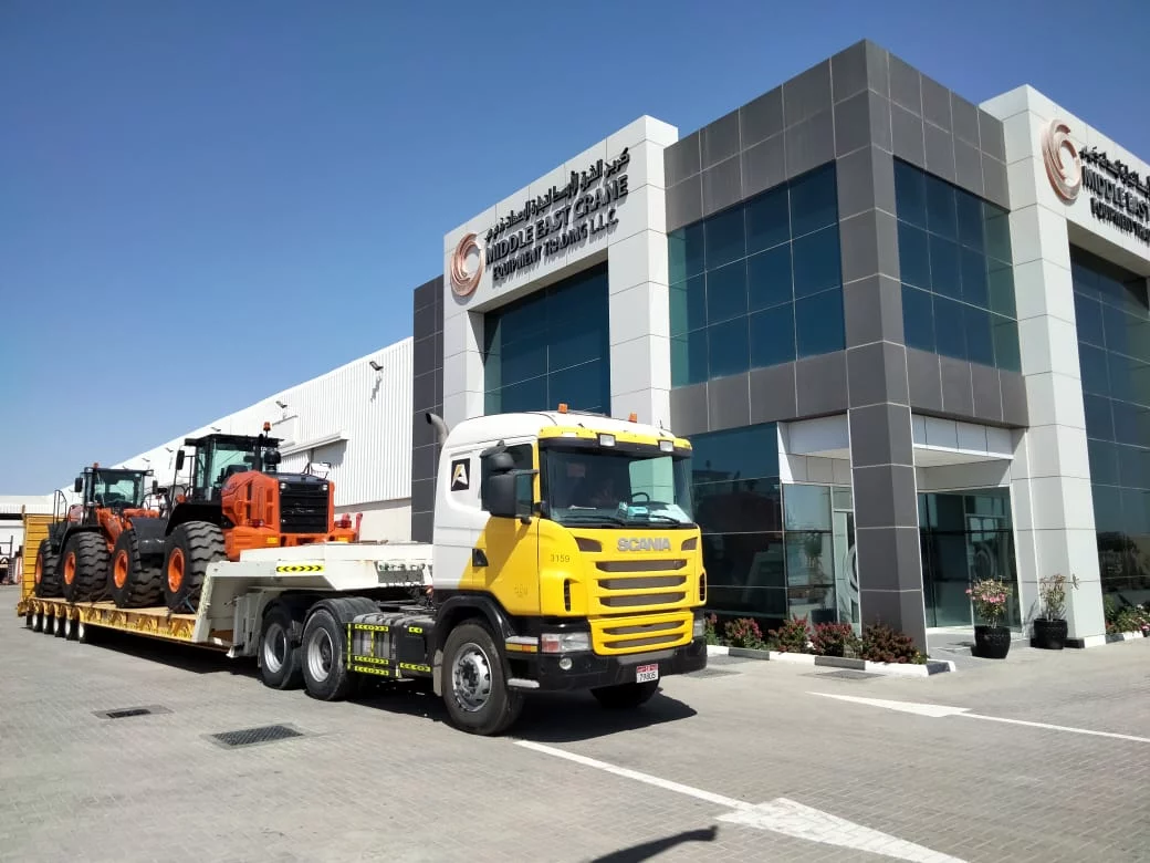 Levering van 6 nieuwe Hitachi wielladers ZW310 voor Aertssen Machinery Services