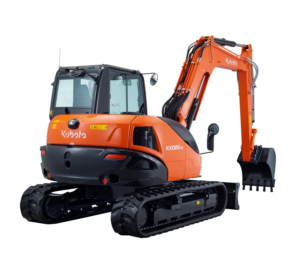 Kubota lanceert nieuwe generatie minigraafmachine van 8 ton