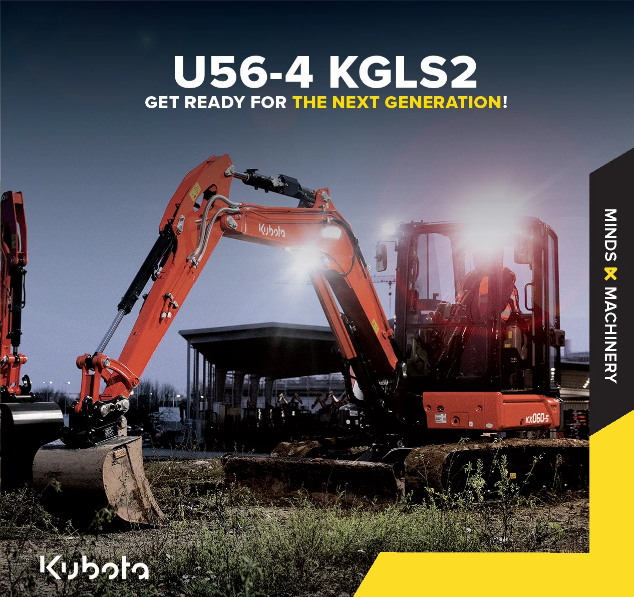 Test de nieuwe generatie Hitachi en Kubota machines!